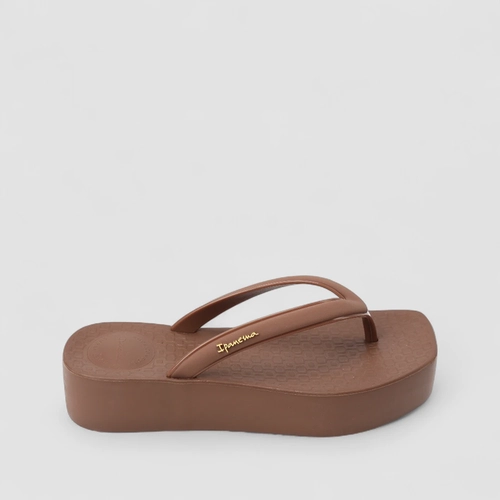Chinelo Feminino Ipanema Plataforma Marrom