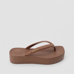 Chinelo Feminino Ipanema Plataforma Marrom