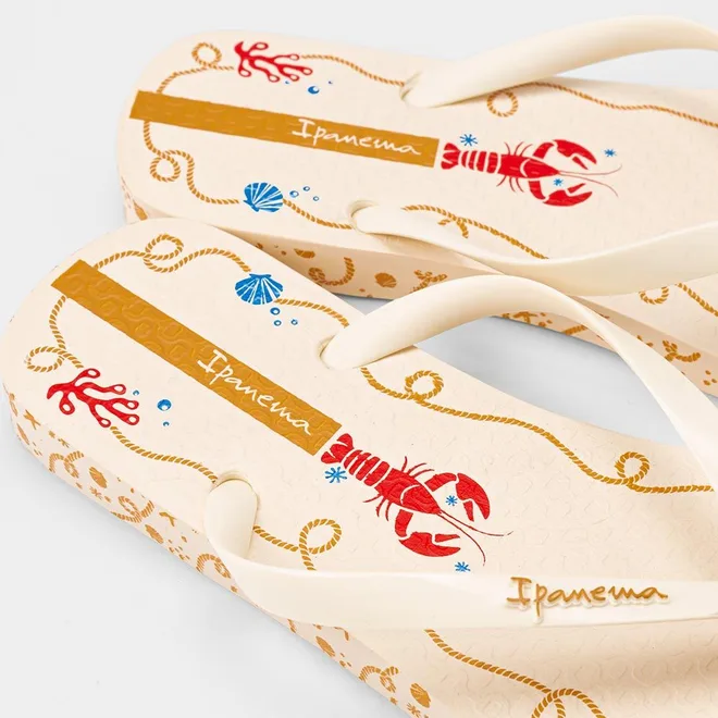Chinelo Feminino Ipanema Navy Bege