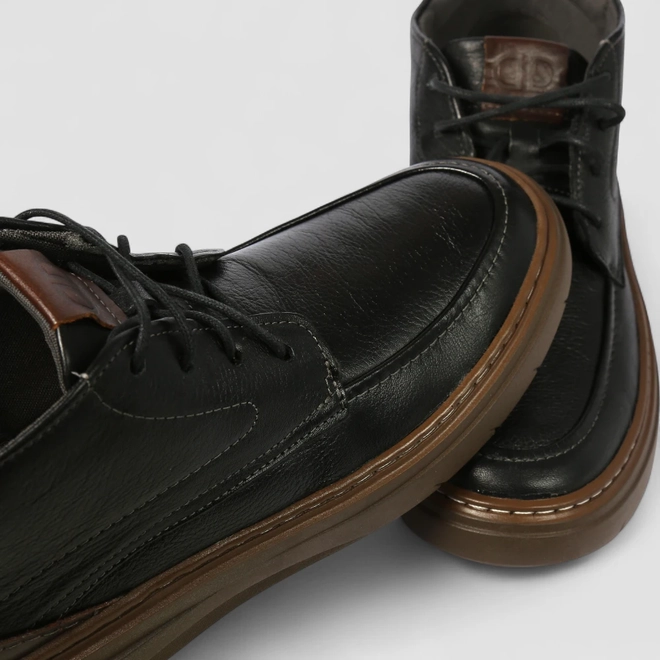 Bota Masculina Democrata Original Couro Preto
