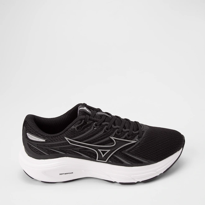 Tênis Esportivo Masculino Mizuno Jet 8 Corrida Original Preto & Prata