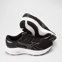Tênis Esportivo Masculino Mizuno Jet 8 Corrida Original Preto & Prata