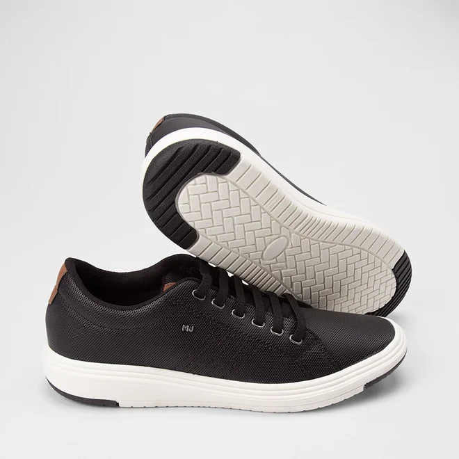 Tênis Casual Masculino Mac & Jac Elástico Preto
