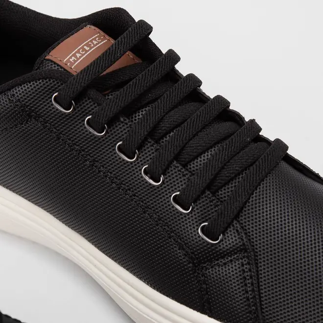 Tênis Casual Masculino Mac & Jac Elástico Preto