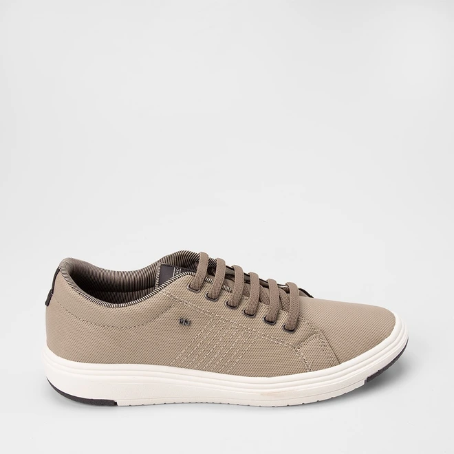 Tênis Casual Masculino Mac & Jac Elástico Bege