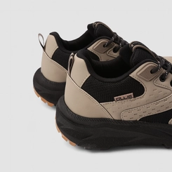 Tênis Casual Masculino Ollie Originals Bege & Preto