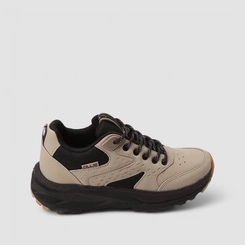 Tênis Casual Masculino Ollie Originals Bege & Preto