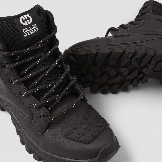 Bota Trekking Masculina Ollie Originals Mesh Preto
