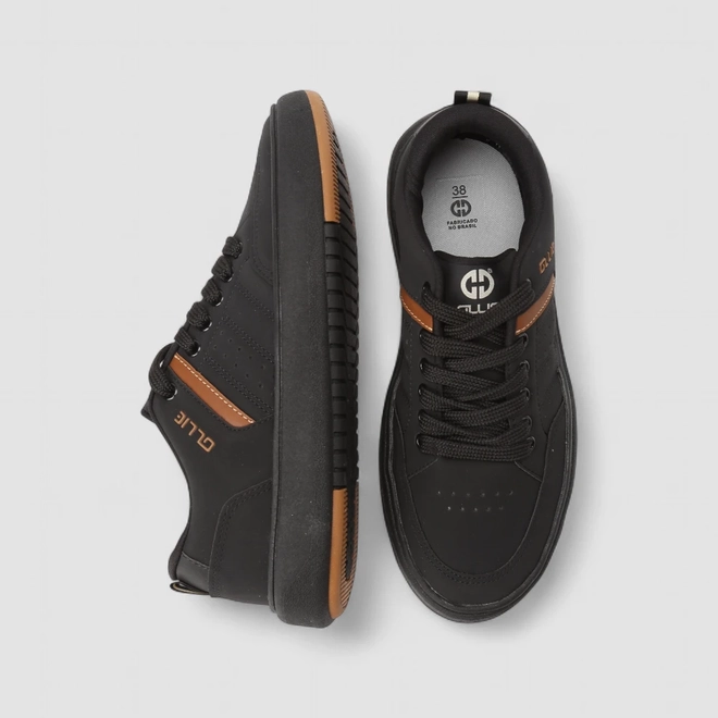 Tênis Casual Masculino Ollie Originals Preto