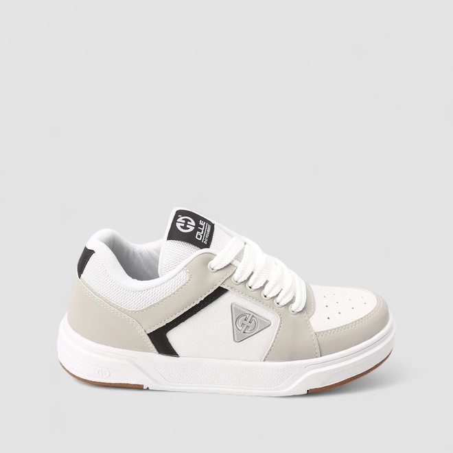 Tênis Casual Masculino Ollie Original Mesh Recorte Nobuck Branco