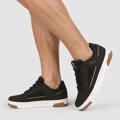 Tênis Casual Masculino Ollie Originals Mesh Preto