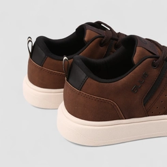 Tênis Casual Masculino Ollie Originals Perfuros Marrom