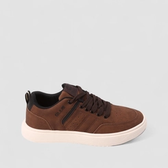 Tênis Casual Masculino Ollie Originals Perfuros Marrom