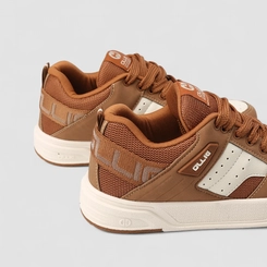 Tênis Casual Masculino Ollie Original Off White & Caramelo
