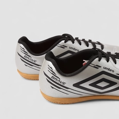 Chuteira Masculina Umbro Futsal Indoor Metalizado Prata