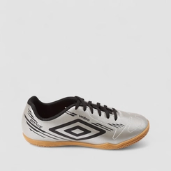 Chuteira Masculina Umbro Futsal Indoor Metalizado Prata
