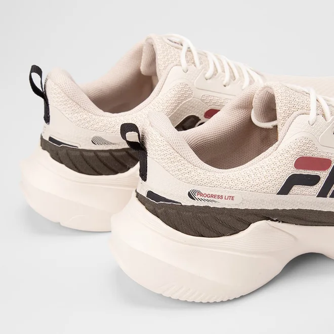 Tênis Esportivo Masculino Fila Progress Lite Original Bege
