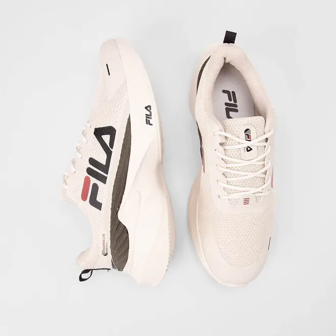 Tênis Esportivo Masculino Fila Progress Lite Original Bege