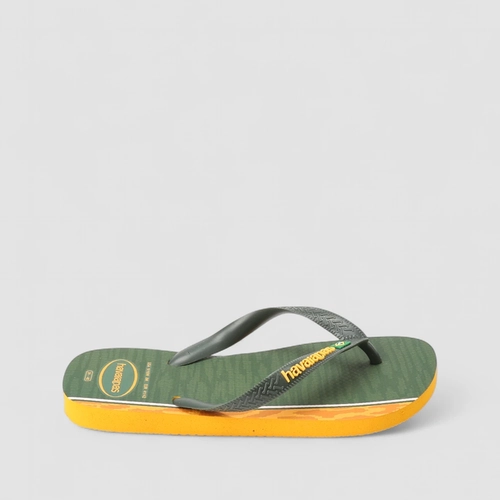 Chinelo Feminino Havaianas Original Nações Brasil Verde & Amarelo