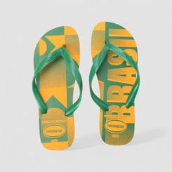 Chinelo Feminino Havaianas Brasil Verde & Amarelo