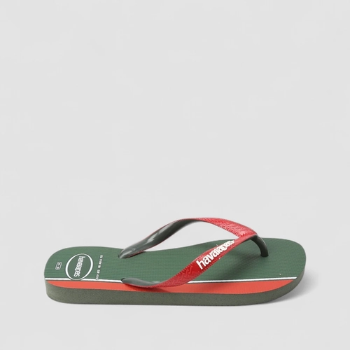 Chinelo Masculino Havaianas Original Nações México Verde & Vermelho