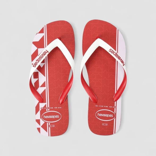 Chinelo Masculino Havaianas Original Estampado Vermelho