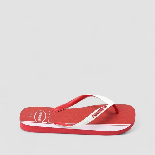 Chinelo Masculino Havaianas Original Estampado Vermelho