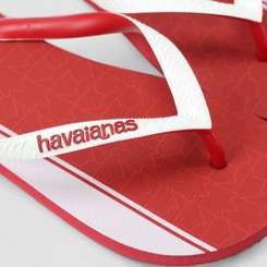 Chinelo Masculino Havaianas Original Estampado Vermelho
