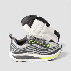 Tênis Esportivo Masculino Vertus Mesh Cinza