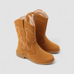 Bota Infantil Gabrielinha Country Texana Pespontos Caramelo