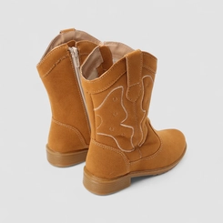 Bota Infantil Gabrielinha Country Texana Pespontos Caramelo
