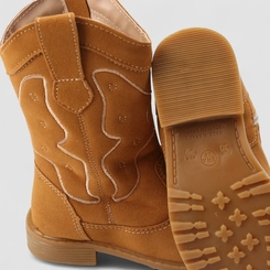Bota Infantil Gabrielinha Country Texana Pespontos Caramelo