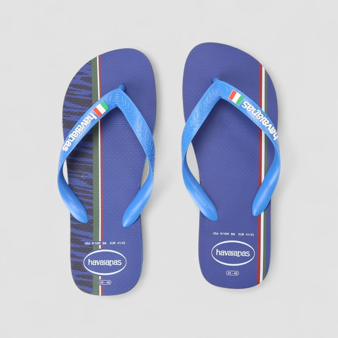 Chinelo Masculino Havaianas Original Nações Itália Azul