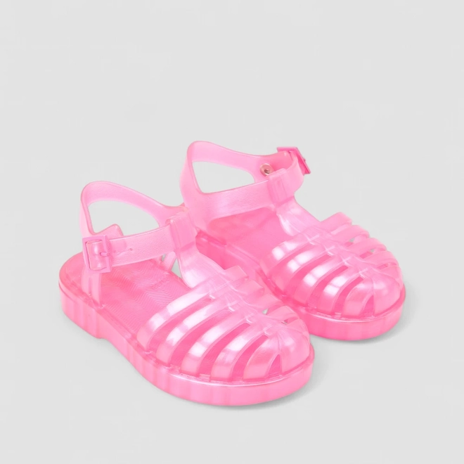 Sandália Infantil Gabrielinha Aranha Jelly Rosa