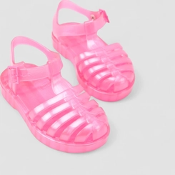 Sandália Infantil Gabrielinha Aranha Jelly Rosa