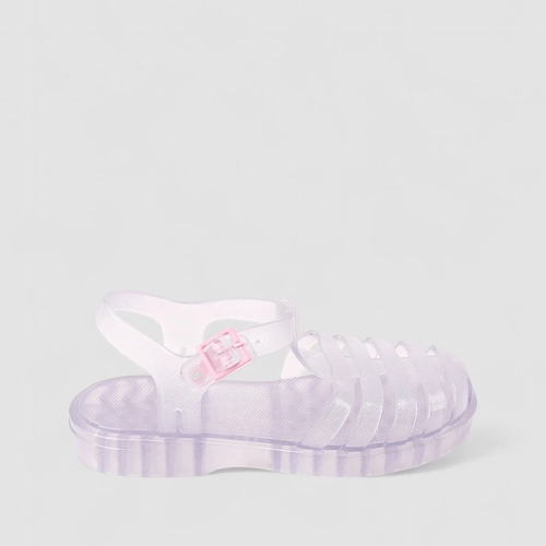 Sandália Aranha Infantil Gabrielinha Glitter Transparente