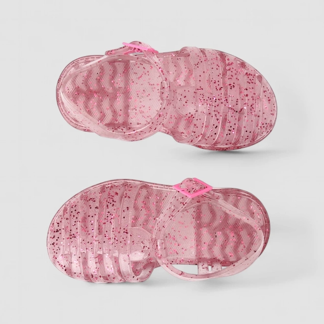Sandália Aranha Infantil Gabrielinha Glitter Rosa