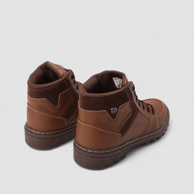 Bota Coturno Masculino Mac & Jac Marrom