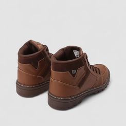 Bota Coturno Masculino Mac & Jac Marrom