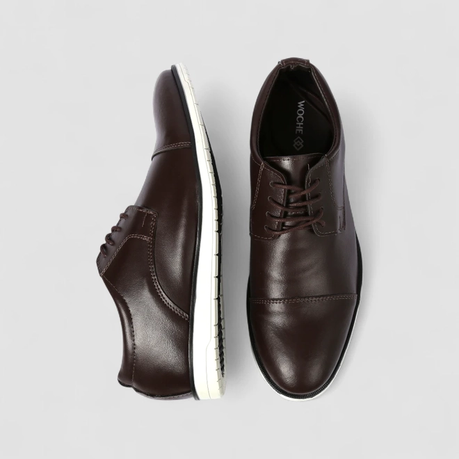 Sapato Social Masculino Woche Marrom