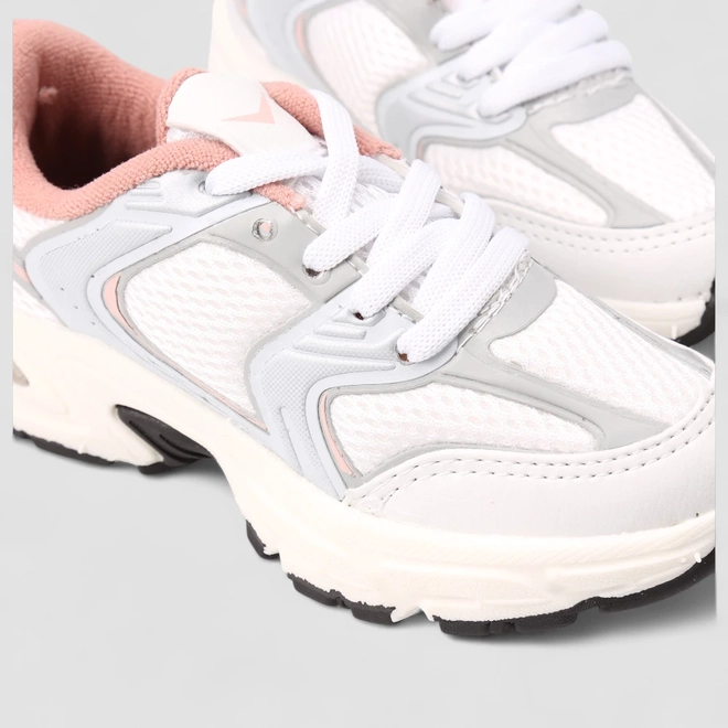 Tênis Casual Infantil Vertus Mesh Branco