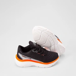 Tênis Esportivo Infantil Vertus Preto & Laranja