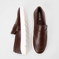 Mocassim Masculino Woche Marrom