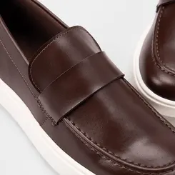 Mocassim Masculino Woche Marrom