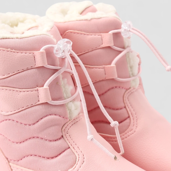 Bota Infantil Gabrielinha Com Pelúcia Rosa