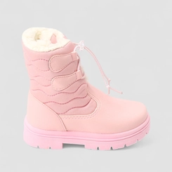 Bota Infantil Gabrielinha Com Pelúcia Rosa