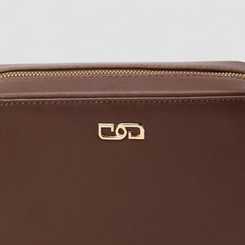 Bolsa Camera Bag Gabriela Pequena Transversal Marrom