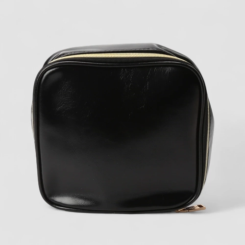 Necessaire Média Gabriela Dourado Preta