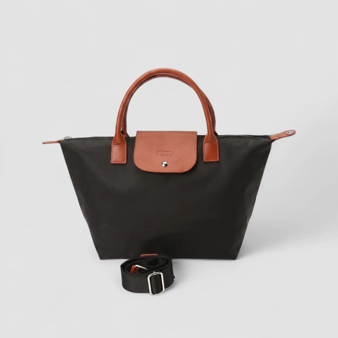 Bolsa Shopping Bag Gabriela Grande Alça Removível Preta
