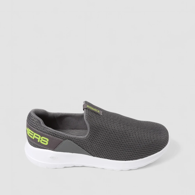 Slip-On Masculino Skechers Mesh Calce Fácil Cinza